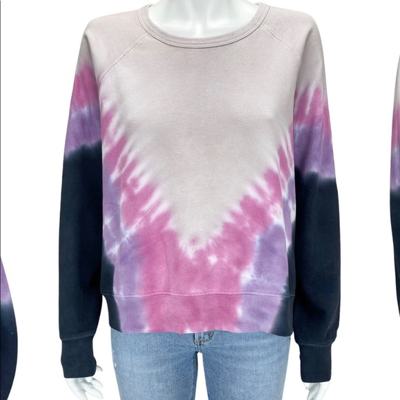 DAYDREAMER Tie Dye Cotton Crewneck - Medium - Picture 6 of 8